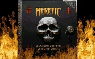 Heretic: Shadow of the Serpent Riders DOS Title Screen