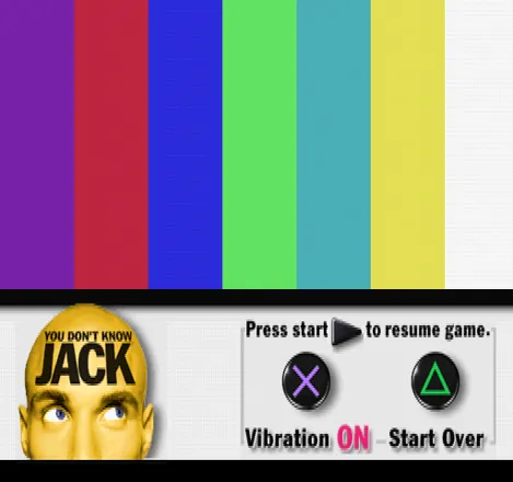 You Don&#x27;t Know Jack PlayStation Pause