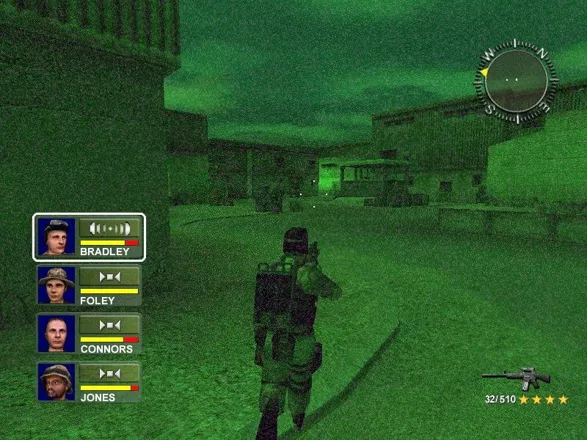 Conflict: Desert Storm II - Back to Baghdad Windows Using night vision goggles and shooting out lights gives you an advantage in the dark.