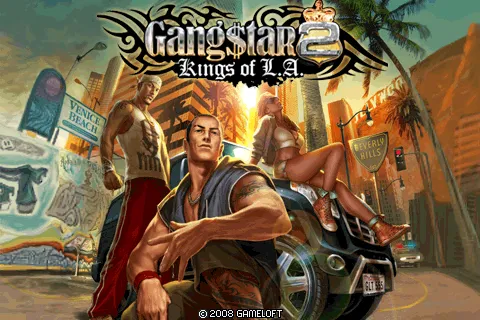 Gangstar 2: Kings of L.A. Android Title screen