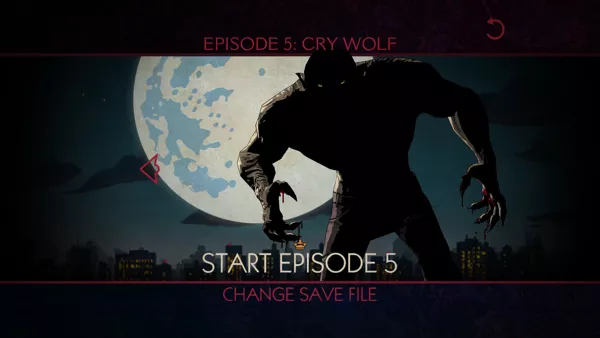 The Wolf Among Us Windows Episode 5: Episode 5 select screen