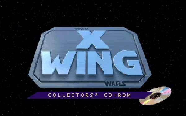 Star Wars: X-Wing - Collector&#x27;s CD-ROM DOS Title screen