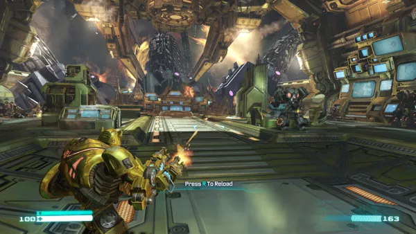Transformers: Fall of Cybertron Windows bumblebee shooting first level