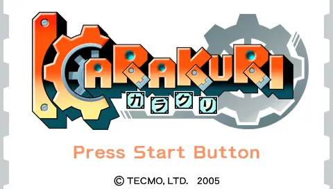 Tokobot PSP Karakuri title screen