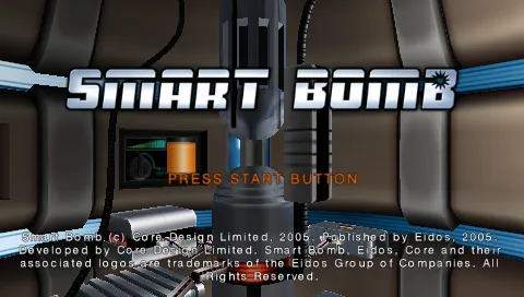 Smart Bomb PSP Smart Bomb title screen