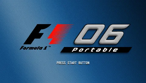 Formula One 06 PSP Formula 1 06 Portable title screen