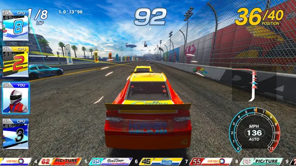 Daytona Championship USA Arcade Hornet gameplay on Daytona International Speedway