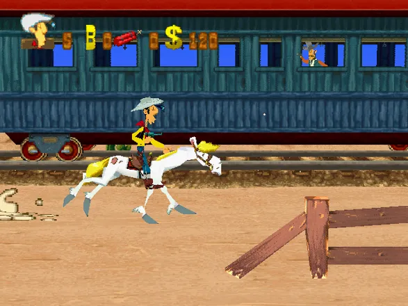 Lucky Luke Windows Then it shifts to 2.5D so we can kill the bad guys.