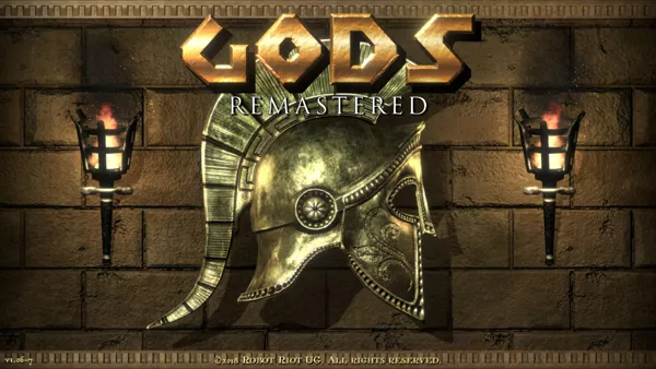 Gods: Remastered Windows Title screen