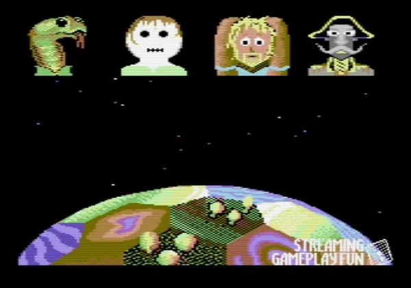 Space Moguls Commodore 64 Planet 46C Loading Screne