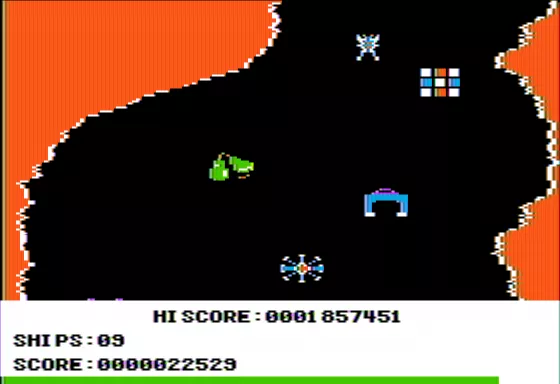 Cavern Creatures Apple II Fighting Alien Creatures
