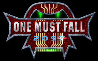 One Must Fall 2097 DOS Title screen