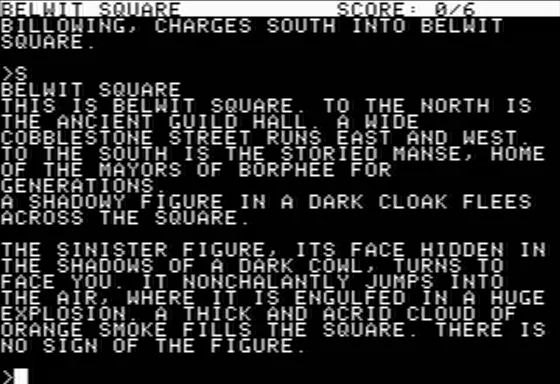 Spellbreaker Apple II The Shadowy Figure Disappears
