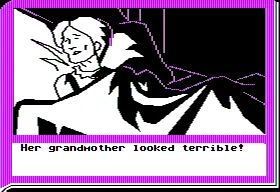 ZorkQuest: The Crystal of Doom Apple II Acia&#x27;s grandmother looks terrible!