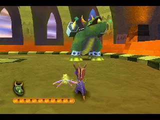 Spyro 2: Ripto&#x27;s Rage! PlayStation The second boss: Gulp.