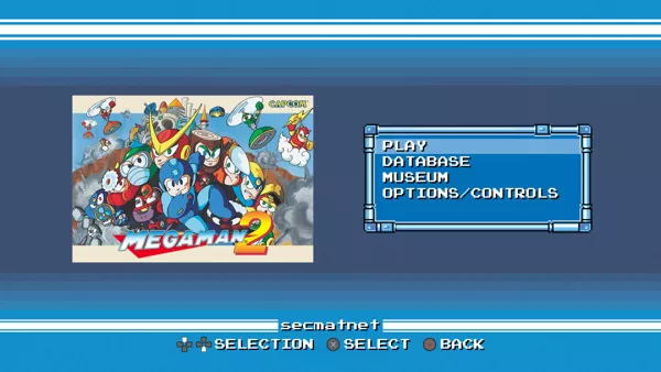 Mega Man: Legacy Collection PlayStation 4 &#x3C;b&#x3E;Legacy Collection&#x3C;/b&#x3E;: Mega Man 2 menu