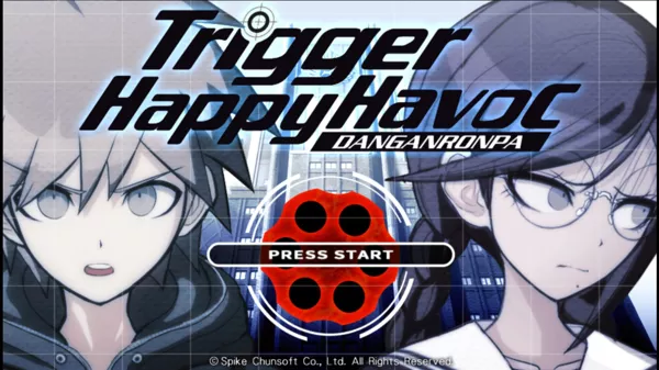 Danganronpa: Trigger Happy Havoc Windows Title screen
