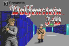 Wolfenstein 3D Game Boy Advance Title screen
