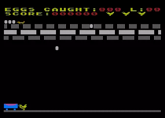 Chicken Atari 8-bit The Egg Drop Begins