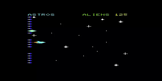 Astro Patrol VIC-20 Game Play