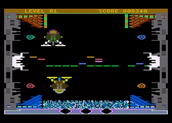 WallWar Atari 8-bit Player Defeat