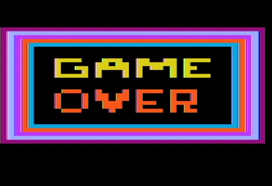 Kamikaze Apple II Game Over