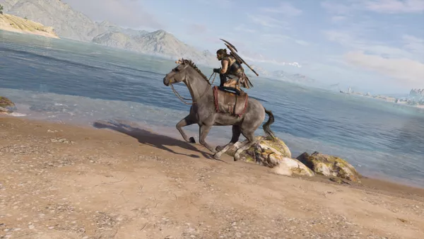 Assassin&#x27;s Creed: Odyssey PlayStation 4 Horse is useful when you need to cover longer distance where there aren&#x27;t synchronized checkpoints