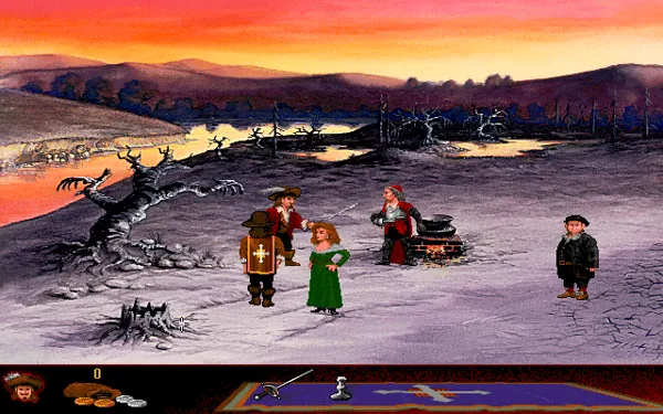 Touch&#xE9;: The Adventures of the Fifth Musketeer DOS Let&#x27;s just leave this screenshot without too much commentary in order to share its beautiful graphics without spoiling the plot...