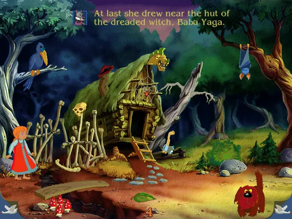 Magic Tales: Baba Yaga and the Magic Geese Windows Tasha has found Baba Yaga&#x27;s hut. The scenery reminds me a little of &#x22;King&#x27;s Quest 7&#x22; - hmm, unless I&#x27;m mistaken, Animation Magic had something to do with that game as well...