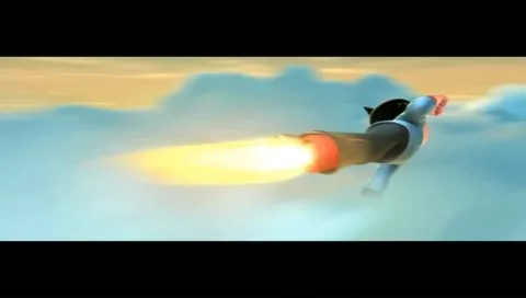 Astro Boy: The Video Game PSP Astro Boy in the animated introduction sequence