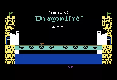 Dragonfire VIC-20 Title screen