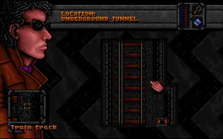 DreamWeb Amiga Underground tunnels.