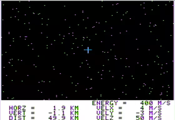 Rendezvous: A Space Shuttle Flight Simulation Apple II Approaching the Station