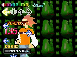 Dance Dance Revolution: 4th Mix PlayStation Sick combo! keep it up.