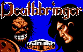 Deathbringer Amiga Title screen.