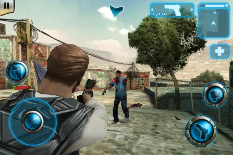 Zombie Infection iPhone Shooting an arm off this poor zombie