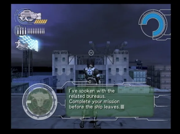 Ghost in the Shell: Stand Alone Complex PlayStation 2 Beginning the first mission