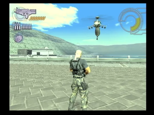 Ghost in the Shell: Stand Alone Complex PlayStation 2 That&#x27;s a really big anti-tank helicopter you&#x27;ll have to fight!