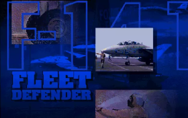 Fleet Defender PC-98 Title screen