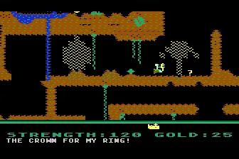 Cavelord Atari 8-bit Some places in area 2 have multiple explosions