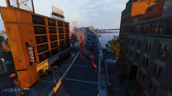 Marvel Spider-Man PlayStation 4 Swinging is the fastest way of movement for Spider-Man