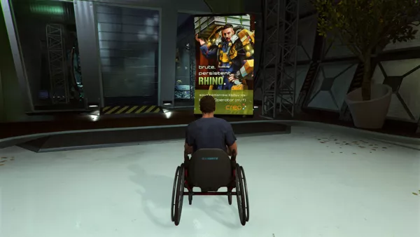 The Surge Windows So the game is still playing through the introduction and character setup. We can either play with the Rhino augmentation or the Lynx Field Technician