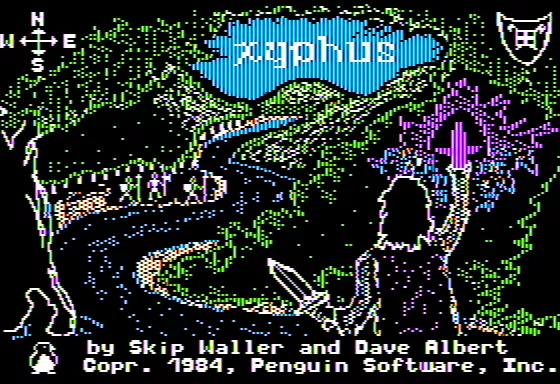 Xyphus Apple II Title Screen