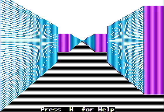 Fun House Maze Apple II Navigating the Maze