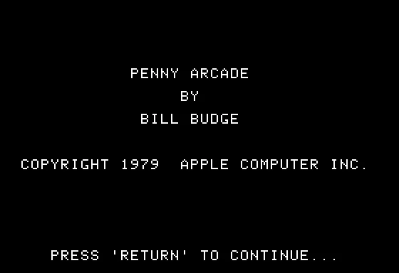 The Apple Tapes: Introductory Programs for the Apple II plus Apple II Title Screen