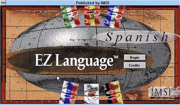 EZ Language: Spanish Windows 3.x The title screen