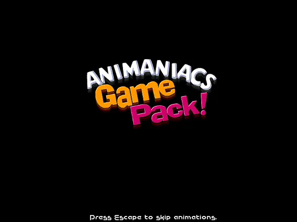 Animaniacs: Game Pack! Windows The Title Screen.