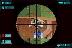 Ice Nine Game Boy Advance Using the Sniper Rifle.