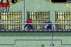 Spider-Man 2 Game Boy Advance Why is the officer shooting me? I came to stop the riot, not help it!