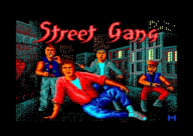 Street Gang Amstrad CPC Title screen